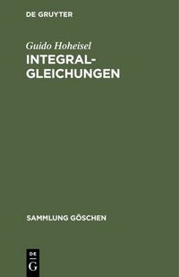 Produktbild: Integralgleichungen