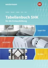 Produktbild: Tabellenbuch SHK f&uuml;r die Erstausbildung