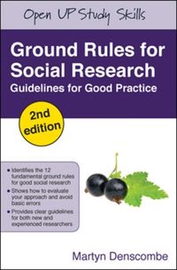 Produktbild: Denscombe, M: Ground Rules for Social Research