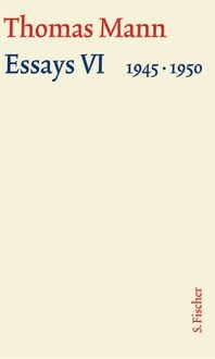 Produktbild: Essays VI 1945-1950