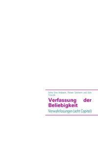 Produktbild: Verfassung der Beliebigkeit