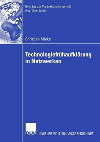 Produktbild: Technologiefr&uuml;haufkl&auml;rung in Netzwerken