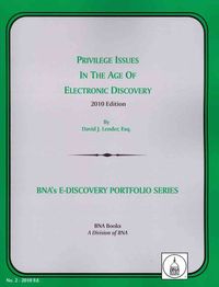 Produktbild: Privilege Issues in the Age of Electronic Discovery