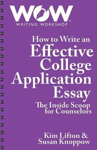 Produktbild: How to Write an Effective College Application Essay