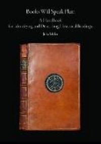 Produktbild: Books Will Speak Plain