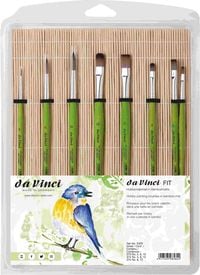 Produktbild: Da Vinci Pinselset FIT SYNTHETICS Hobby- und Schulmalpinsel FIT in Matte, Serie 5329, 8er Set
