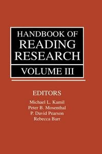 Produktbild: Handbook of Reading Research, Volume III