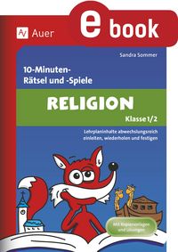 Produktbild: 10-Minuten-R&auml;tsel und -Spiele Religion Klasse 1-2