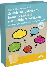 Produktbild: Kartenset Grundschulunterricht lernwirksam und nachhaltig reflektieren
