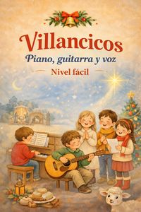 Produktbild: Partituras de villancicos para para piano guitarra y voz 30 Villancicos Populares Tradicionales