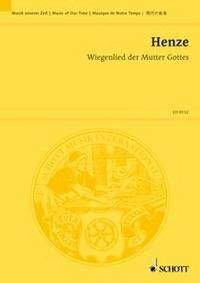 Produktbild: Wiegenlied der Mutter Gottes, Knabenstimme (einstimmiger Knabenchor) und 9 Soloinstrumente, Partitur
