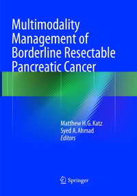 Produktbild: Multimodality Management of Borderline Resectable Pancreatic Cancer