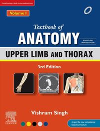 Produktbild: Textbook of Anatomy: Upper Limb and Thorax, Vol 1, 3rd Updated Edition, eBook