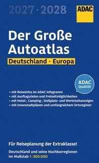 Produktbild: ADAC Der Gro&szlig;e Autoatlas 2027/2028 Deutschland und seine Nachbarregionen 1:300.000