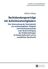 Produktbild: Rechtsberatungsvertr&auml;ge mit Aufsichtsratsmitgliedern