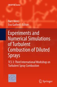 Produktbild: Experiments and Numerical Simulations of Turbulent Combustion of Diluted Sprays