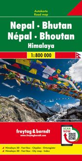Bild vom Artikel Nepal - Bhutan, Autokarte 1:800.000 LZ bis 2023 vom Autor Freytag-Berndt und Artaria KG