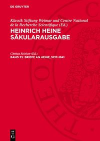 Produktbild: Briefe an Heine, 1837&ndash;1841