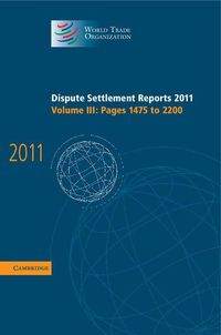 Produktbild: Dispute Settlement Reports 2011