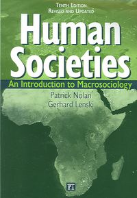 Produktbild: Human Societies: An Introduction to Macrosociology