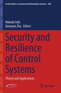 Produktbild: Security and Resilience of Control Systems