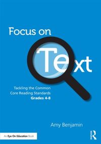 Produktbild: Benjamin, A: Focus on Text