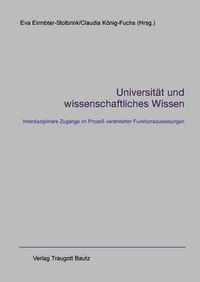 Produktbild: Universit&auml;t und wissenschaftliches Wissen