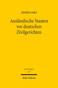 Produktbild: Ausl&auml;ndische Staaten vor deutschen Zivilgerichten