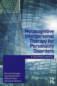 Produktbild: Metacognitive Interpersonal Therapy for Personality Disorders