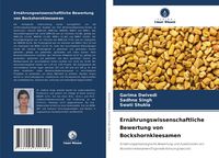 Produktbild: Ern&auml;hrungswissenschaftliche Bewertung von Bockshornkleesamen