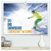 Produktbild: Ski und Snowboard - Leidenschaft im Schnee (hochwertiger Premium Wandkalender 2027 DIN A2 quer), Kunstdruck in Hochglanz