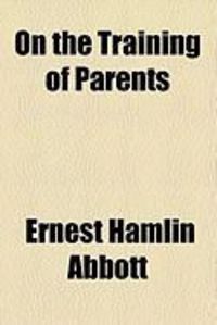 Produktbild: On the Training of Parents