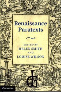 Produktbild: Renaissance Paratexts