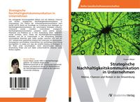 Produktbild: Strategische Nachhaltigkeitskommunikation in Unternehmen