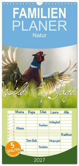 Produktbild: Familienplaner 2027 - Emotionale Momente: Wild und Jagd. mit 5 Spalten (Wandkalender, 21 x 45 cm) CALVENDO