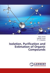 Produktbild: Isolation, Purification and Estimation of Organic Compounds