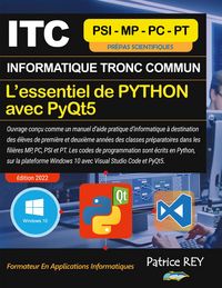 Produktbild: ITC - MPSI - Essentiel De Python Avec PyQt5
