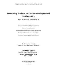 Produktbild: Increasing Student Success in Developmental Mathematics