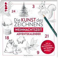 Produktbild: Kunst des Zeichnens Weihnachtszeit - Adventskalender