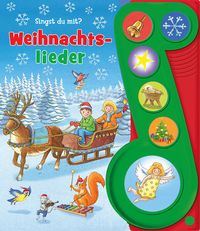 Produktbild: Weihnachtslieder - Liederbuch mit Sound - Pappbilderbuch mit 6 Melodien