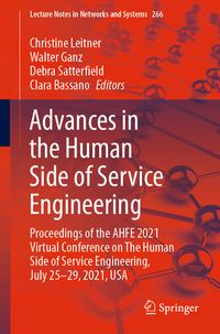 Produktbild: Advances in the Human Side of Service Engineering