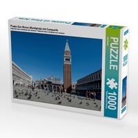 Produktbild: CALVENDO Puzzle Piazza San Marco (Marktplatz) mit Campanile | 1000 Teile Lege-Gr&ouml;&szlig;e 64x48cm Foto-Puzzle f&uuml;r gl&uuml;ckliche Stunden