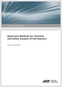 Produktbild: Neutronics Methods for Transient and Safety Analysis of Fast Reactors
