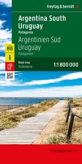 Produktbild: Argentinien S&uuml;d - Uruguay, Stra&szlig;enkarte 1:1.800.000, freytag & berndt