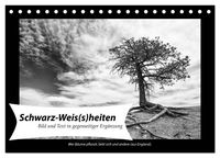 Produktbild: Schwarz-Weis(s)heiten (Tischkalender 2026 DIN A5 quer), CALVENDO Monatskalender