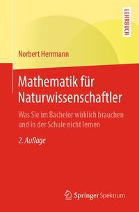 Produktbild: Mathematik f&uuml;r Naturwissenschaftler