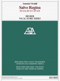 Produktbild: Salve Regina Rv616 Rv617 Rv618 Vocal Score Based on the Critical Edition