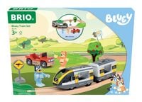 Produktbild: BRIO World - 36144 Bluey Zugset - Spielzeugzug-Set f&uuml;r Kinder ab 3 Jahren - zauberhaftes Geschenk f&uuml;r die Freunde von Bluey und Bingo