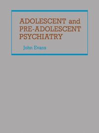 Produktbild: Adolescent and Pre-Adolescent Psychiatry