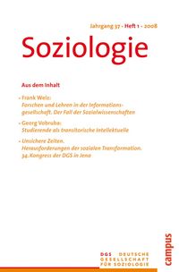 Produktbild: Soziologie 1.2008